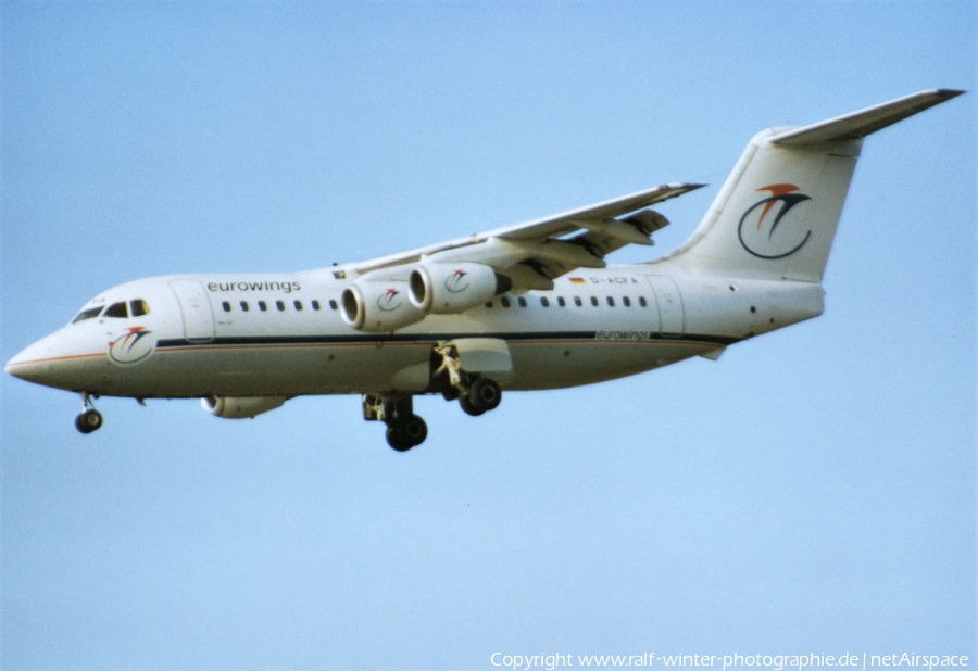 Eurowings BAe Systems BAe-146-200 (D-ACFA) | Photo 520237