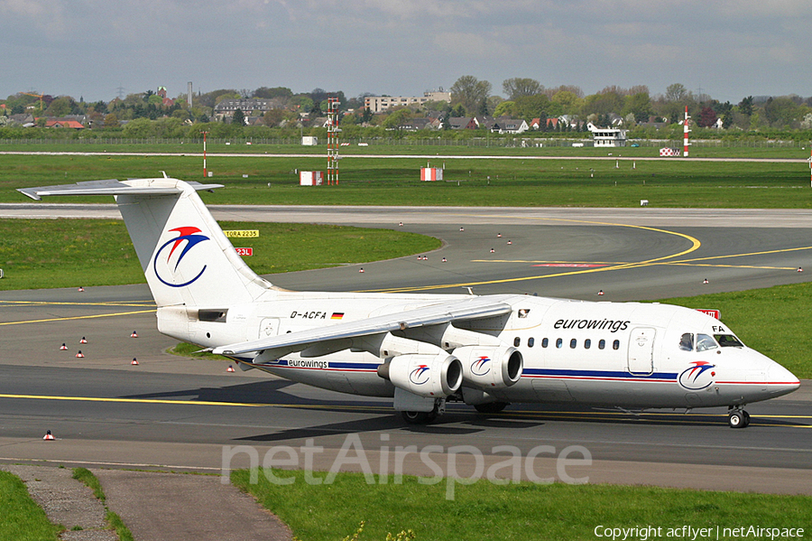 Eurowings BAe Systems BAe-146-200 (D-ACFA) | Photo 166173