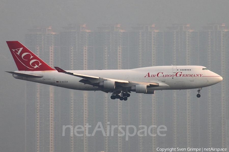 Air Cargo Germany Boeing 747-409(BDSF) (D-ACGA) | Photo 11535