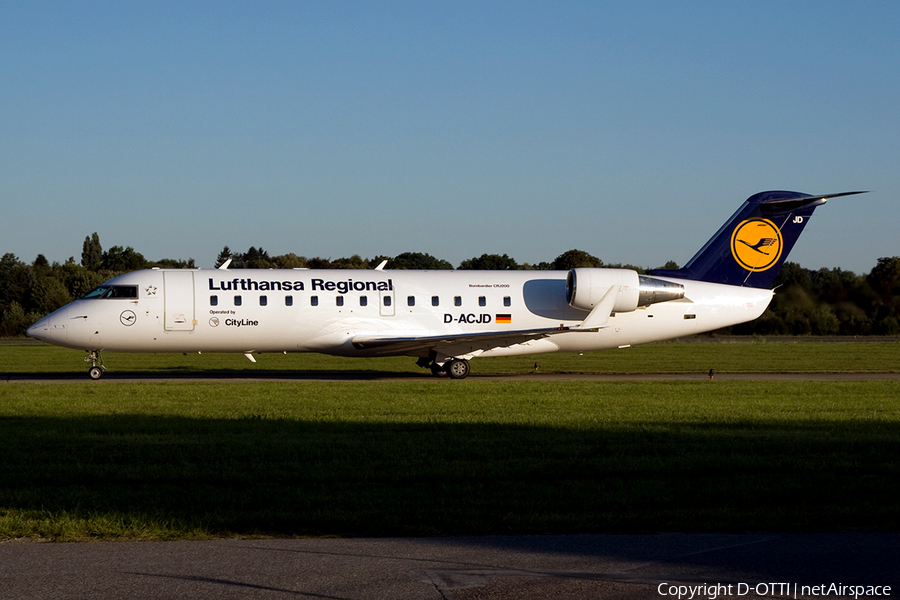 Lufthansa Regional (CityLine) Bombardier CRJ-100LR (D-ACJD) | Photo 269695