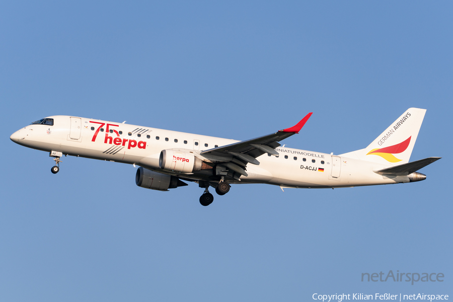 German Airways Embraer ERJ-190LR (ERJ-190-100LR) (D-ACJJ) | Photo 678700