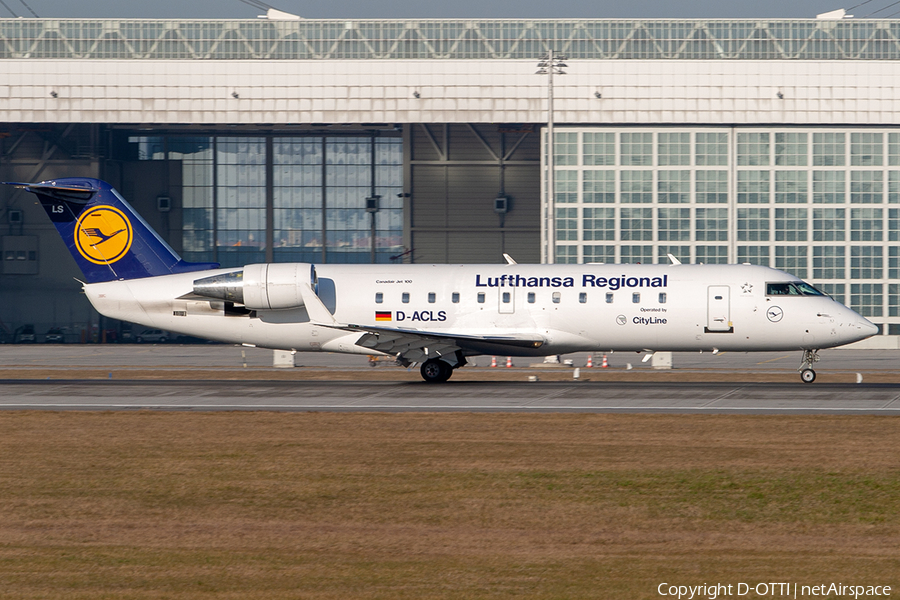 Lufthansa Regional (CityLine) Bombardier CRJ-100LR (D-ACLS) | Photo 291178