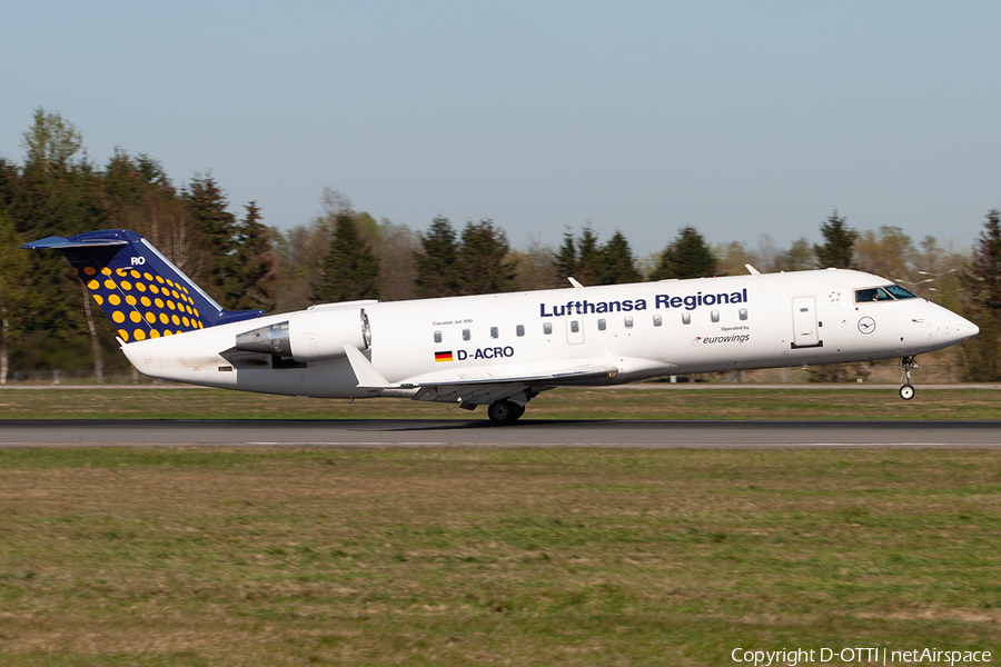 Lufthansa Regional (Eurowings) Bombardier CRJ-200LR (D-ACRO) | Photo 300908