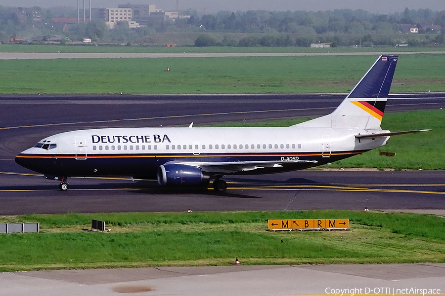 Deutsche BA Boeing 737-3L9 (D-ADBD) | Photo 142639