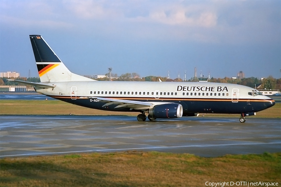 Deutsche BA Boeing 737-3L9 (D-ADBE) | Photo 251411