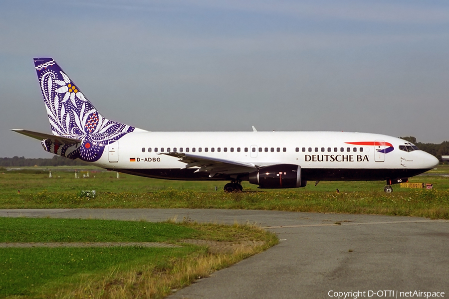 Deutsche BA Boeing 737-3L9 (D-ADBG) | Photo 284226