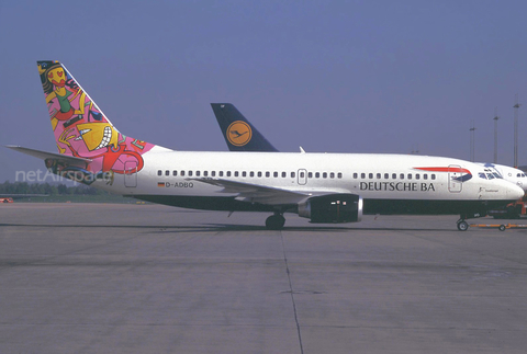 Deutsche BA Boeing 737-31S (D-ADBQ) at  Hamburg - Fuhlsbuettel (Helmut Schmidt), Germany