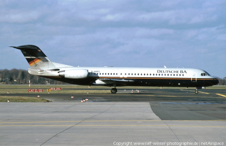 Deutsche BA Fokker 100 (D-ADFC) | Photo 416694