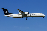 Augsburg Airways Bombardier DHC-8-402Q (D-ADHQ) at  Zurich - Kloten, Switzerland