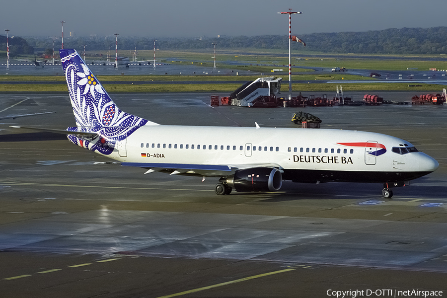 Deutsche BA Boeing 737-36Q (D-ADIA) | Photo 439055