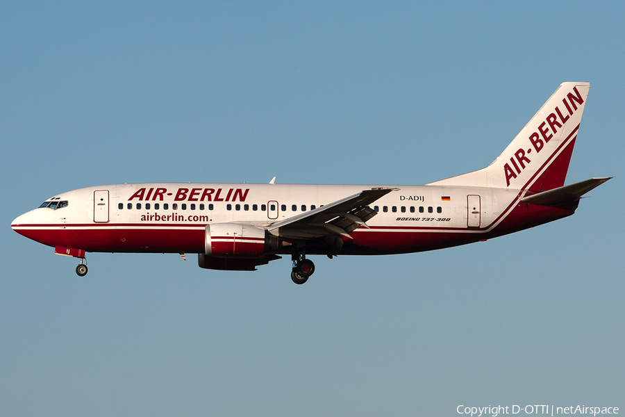 Air Berlin Boeing 737-3M8 (D-ADIJ) | Photo 318706