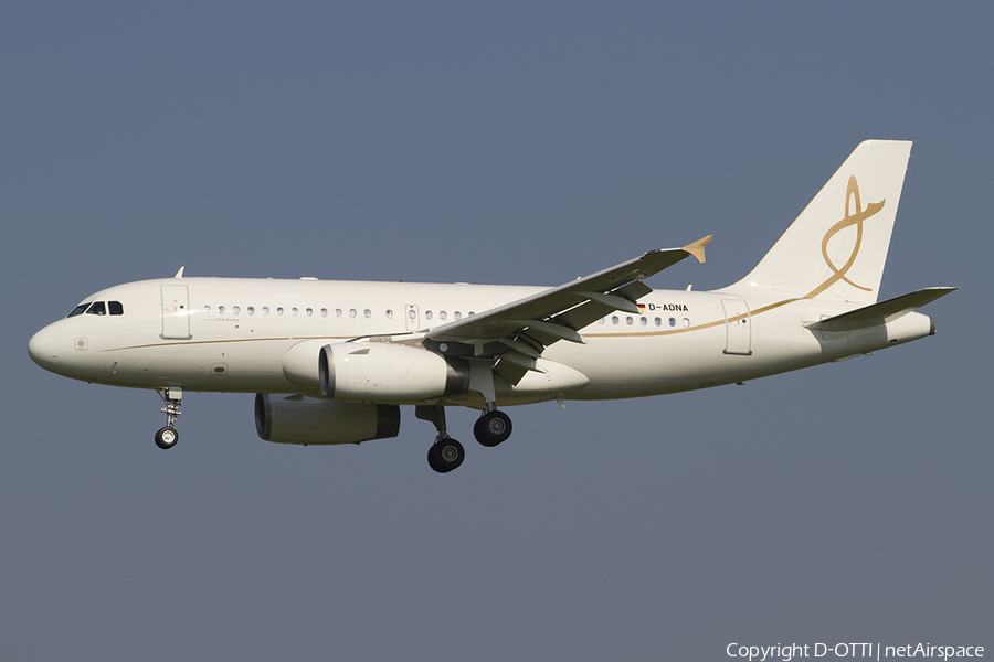 DC Aviation Airbus A319-133X CJ (D-ADNA) | Photo 369935