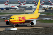 DHL (European Air Transport Leipzig) Airbus A300F4-622R (D-AEAE) at  London - Heathrow, United Kingdom
