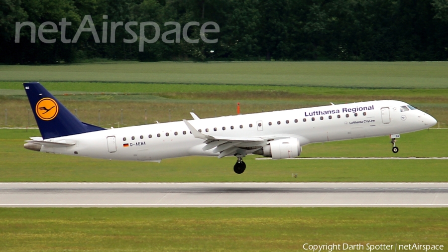 Lufthansa Regional (CityLine) Embraer ERJ-195LR (ERJ-190-200LR) (D-AEBA) | Photo 171538