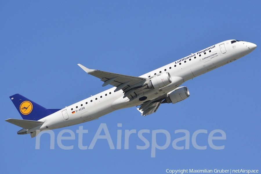 Lufthansa Regional (CityLine) Embraer ERJ-195LR (ERJ-190-200LR) (D-AEBB) | Photo 111470