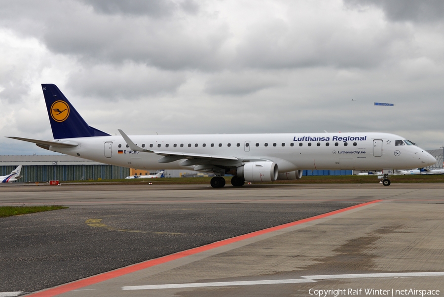 Lufthansa Regional (CityLine) Embraer ERJ-195LR (ERJ-190-200LR) (D-AEBC) | Photo 311921