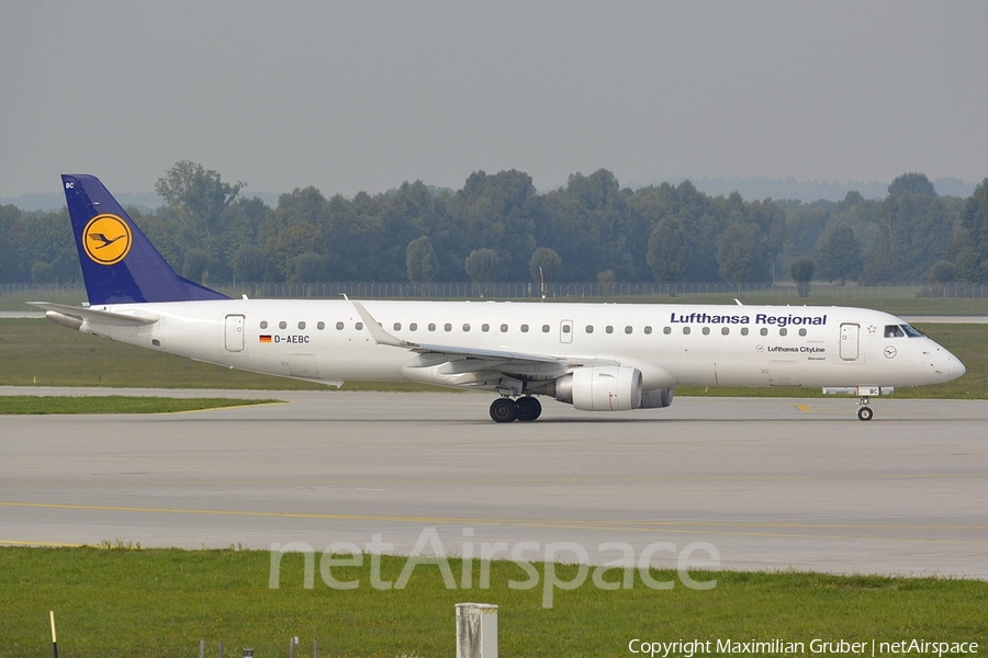 Lufthansa Regional (CityLine) Embraer ERJ-195LR (ERJ-190-200LR) (D-AEBC) | Photo 112261