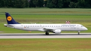 Lufthansa Regional (CityLine) Embraer ERJ-195LR (ERJ-190-200LR) (D-AEBC) at  Munich, Germany