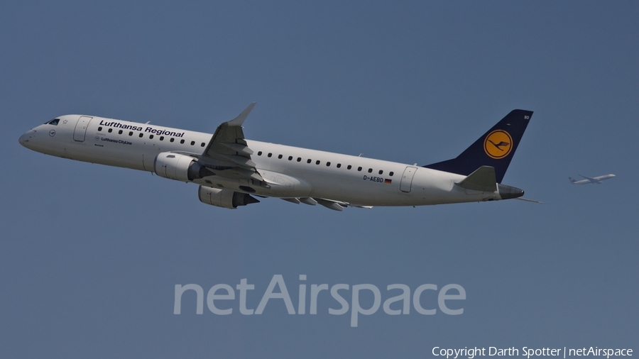 Lufthansa Regional (CityLine) Embraer ERJ-195LR (ERJ-190-200LR) (D-AEBD) | Photo 229543