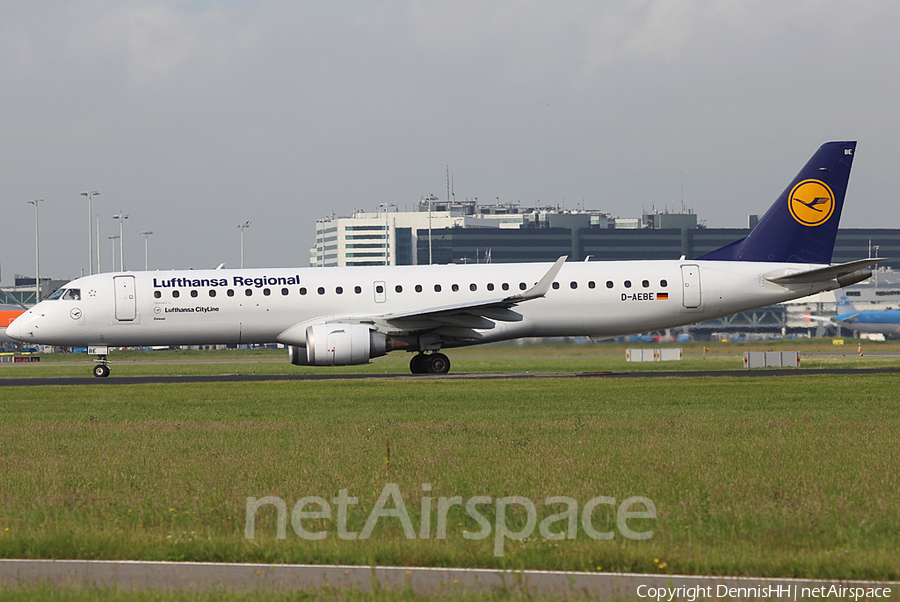 Lufthansa Regional (CityLine) Embraer ERJ-195LR (ERJ-190-200LR) (D-AEBE) | Photo 398744
