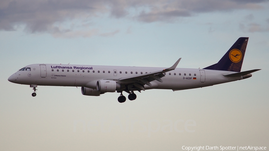 Lufthansa Regional (CityLine) Embraer ERJ-195LR (ERJ-190-200LR) (D-AEBF) | Photo 213832