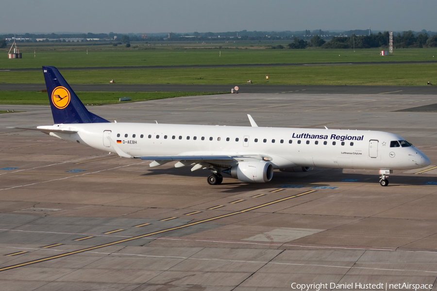 Lufthansa Regional (CityLine) Embraer ERJ-195LR (ERJ-190-200LR) (D-AEBH) | Photo 537624