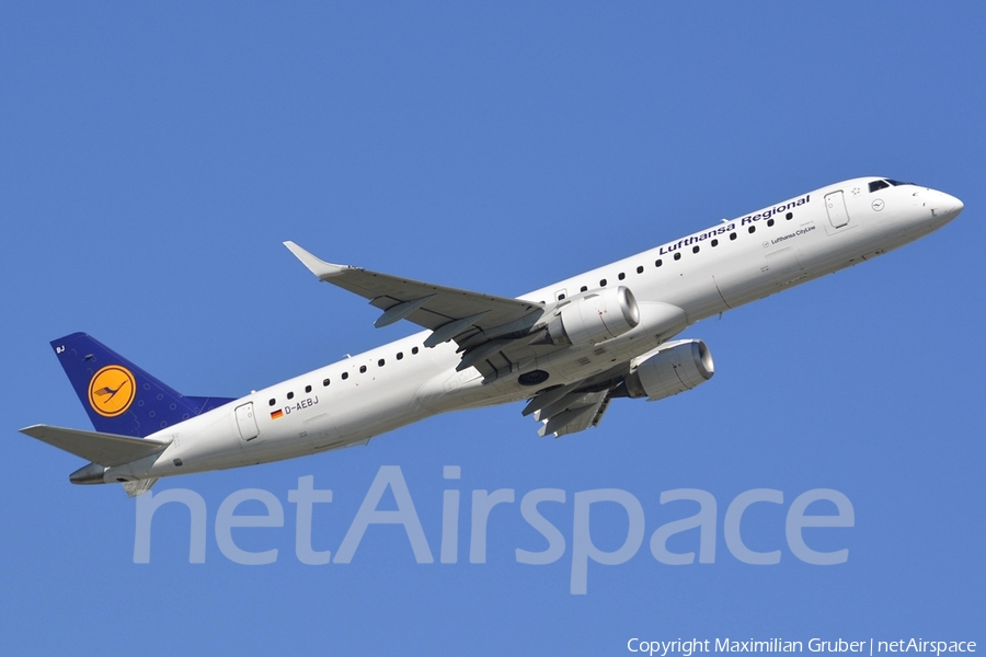 Lufthansa Regional (CityLine) Embraer ERJ-195LR (ERJ-190-200LR) (D-AEBJ) | Photo 111471
