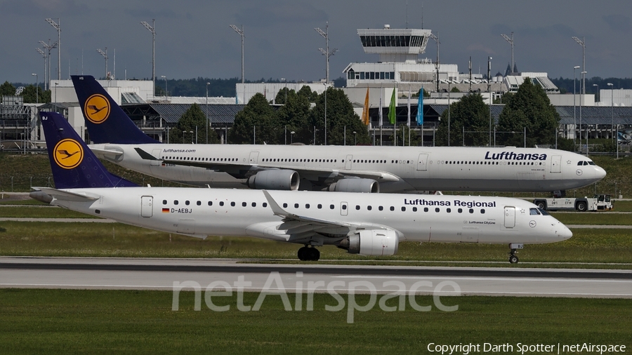 Lufthansa Regional (CityLine) Embraer ERJ-195LR (ERJ-190-200LR) (D-AEBJ) | Photo 229548