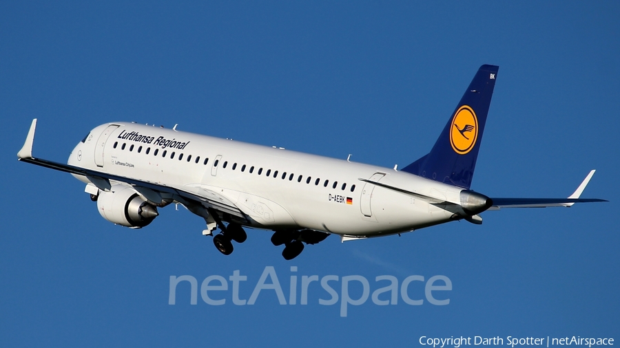 Lufthansa Regional (CityLine) Embraer ERJ-195LR (ERJ-190-200LR) (D-AEBK) | Photo 210404