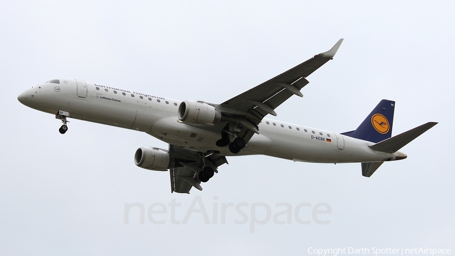 Lufthansa Regional (CityLine) Embraer ERJ-195LR (ERJ-190-200LR) (D-AEBK) | Photo 212011