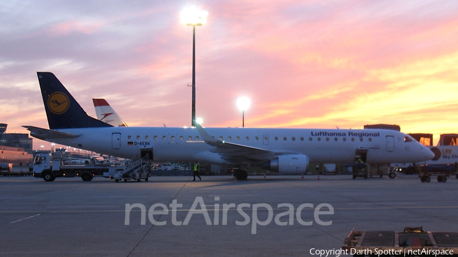 Lufthansa Regional (CityLine) Embraer ERJ-195LR (ERJ-190-200LR) (D-AEBK) | Photo 205819