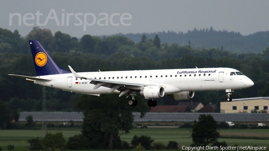 Lufthansa Regional (CityLine) Embraer ERJ-195LR (ERJ-190-200LR) (D-AEBK) | Photo 171541