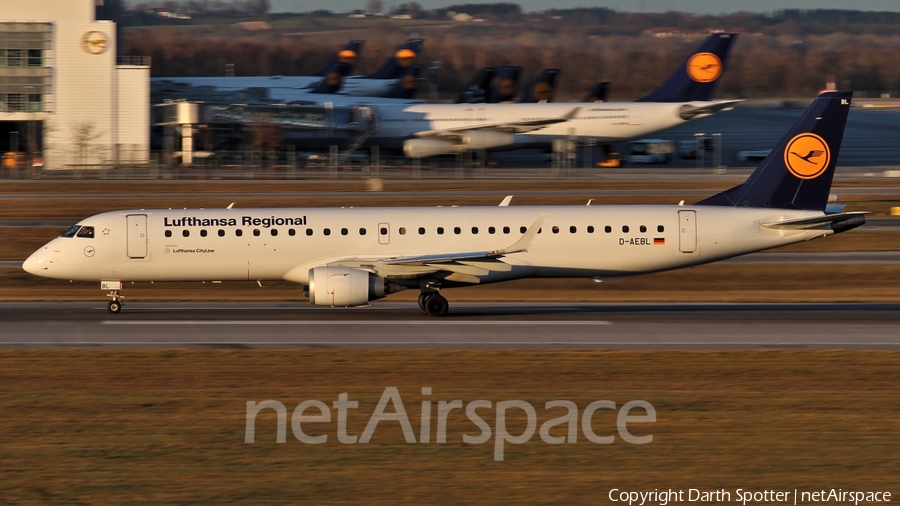 Lufthansa Regional (CityLine) Embraer ERJ-195LR (ERJ-190-200LR) (D-AEBL) | Photo 213835