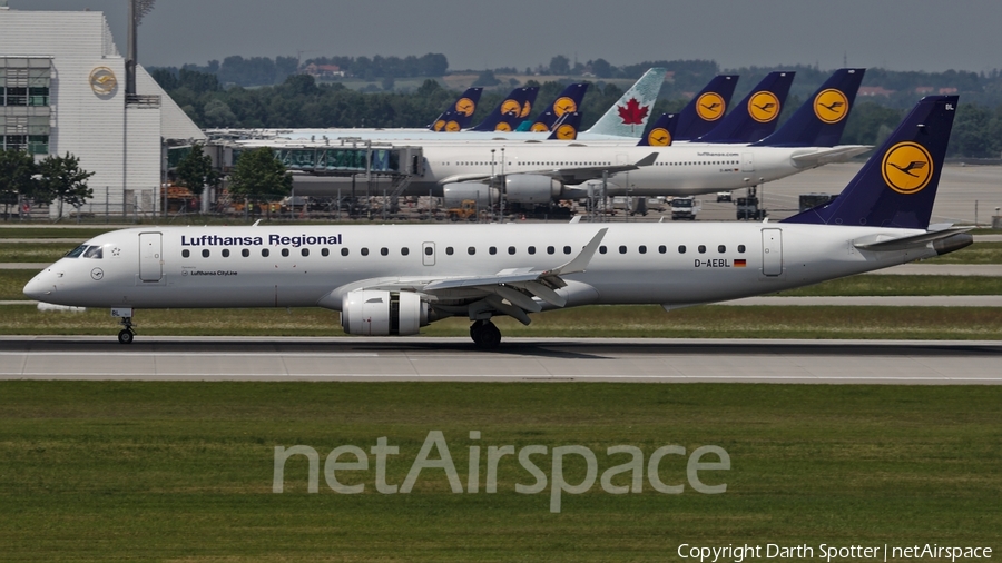 Lufthansa Regional (CityLine) Embraer ERJ-195LR (ERJ-190-200LR) (D-AEBL) | Photo 229550