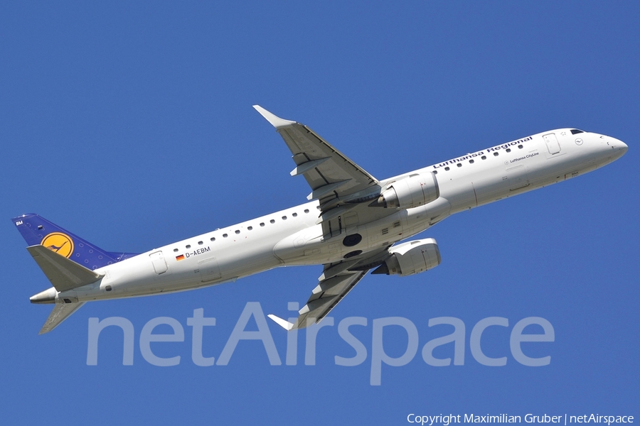 Lufthansa Regional (CityLine) Embraer ERJ-195LR (ERJ-190-200LR) (D-AEBM) | Photo 111517