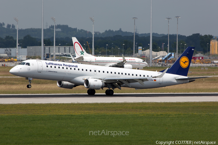 Lufthansa Regional (CityLine) Embraer ERJ-195LR (ERJ-190-200LR) (D-AEBM) | Photo 57283