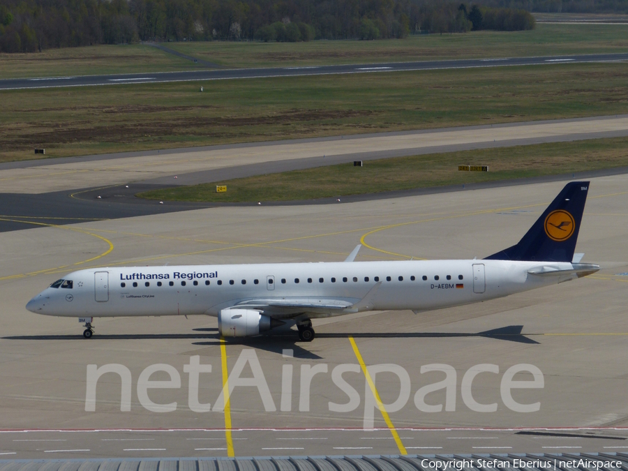 Lufthansa Regional (CityLine) Embraer ERJ-195LR (ERJ-190-200LR) (D-AEBM) | Photo 660285