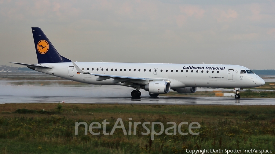 Lufthansa Regional (CityLine) Embraer ERJ-195LR (ERJ-190-200LR) (D-AEBO) | Photo 219140