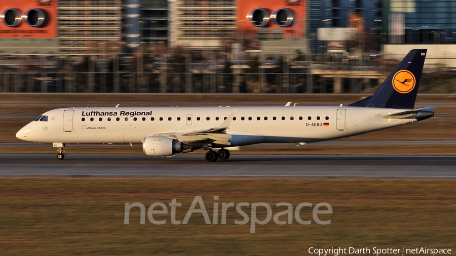 Lufthansa Regional (CityLine) Embraer ERJ-195LR (ERJ-190-200LR) (D-AEBO) | Photo 213842