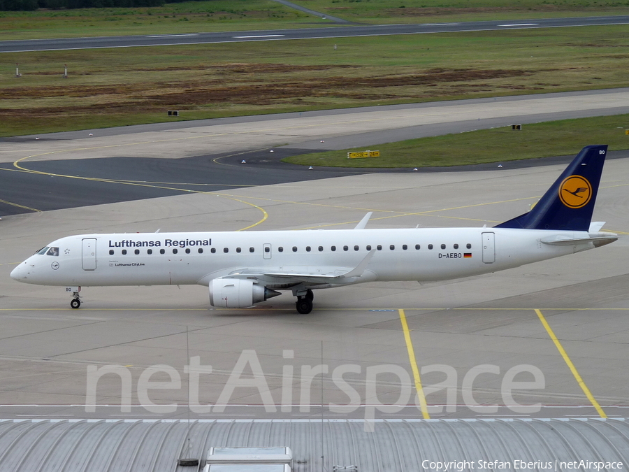 Lufthansa Regional (CityLine) Embraer ERJ-195LR (ERJ-190-200LR) (D-AEBO) | Photo 491159