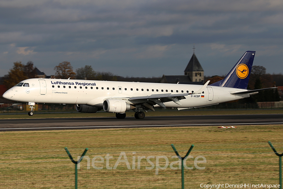 Lufthansa Regional (CityLine) Embraer ERJ-195LR (ERJ-190-200LR) (D-AEBP) | Photo 360708