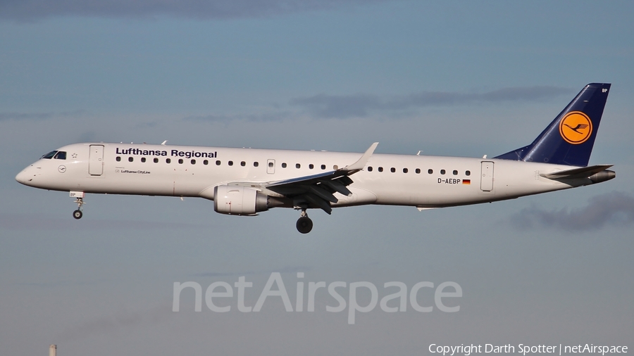 Lufthansa Regional (CityLine) Embraer ERJ-195LR (ERJ-190-200LR) (D-AEBP) | Photo 213843