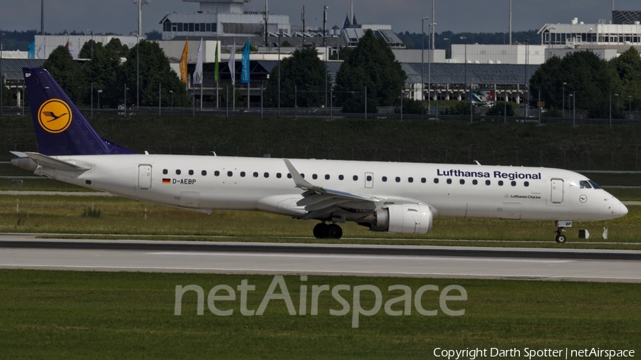 Lufthansa Regional (CityLine) Embraer ERJ-195LR (ERJ-190-200LR) (D-AEBP) | Photo 229554