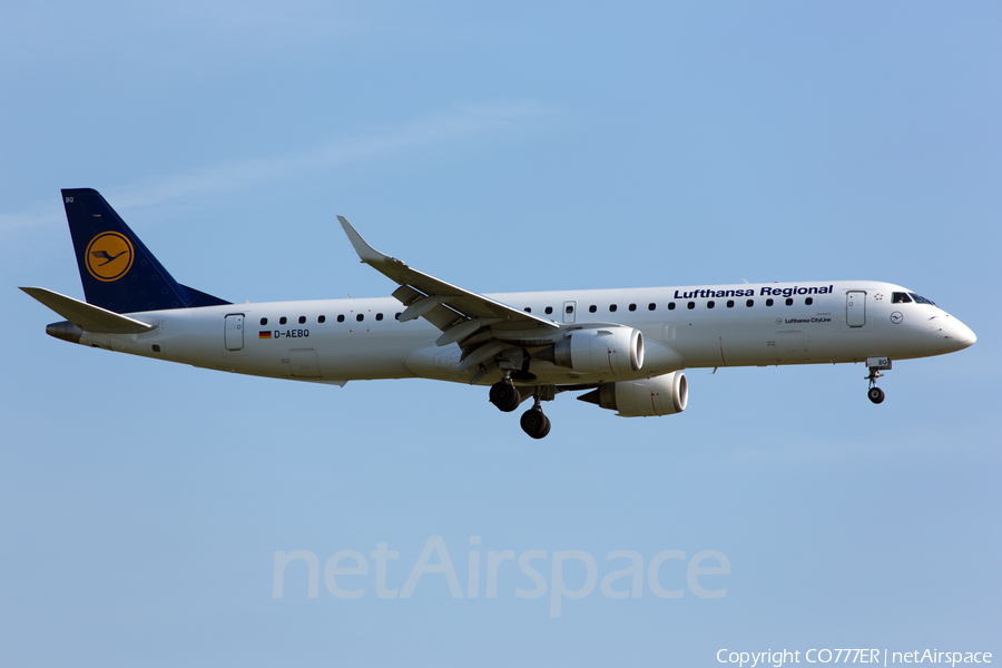 Lufthansa Regional (CityLine) Embraer ERJ-195LR (ERJ-190-200LR) (D-AEBQ) | Photo 51853