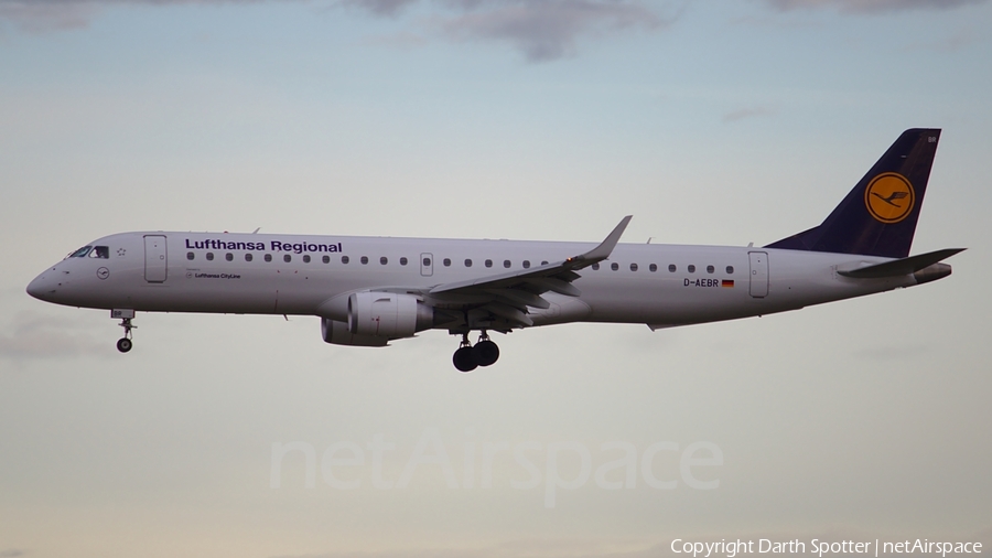 Lufthansa Regional (CityLine) Embraer ERJ-195LR (ERJ-190-200LR) (D-AEBR) | Photo 213844