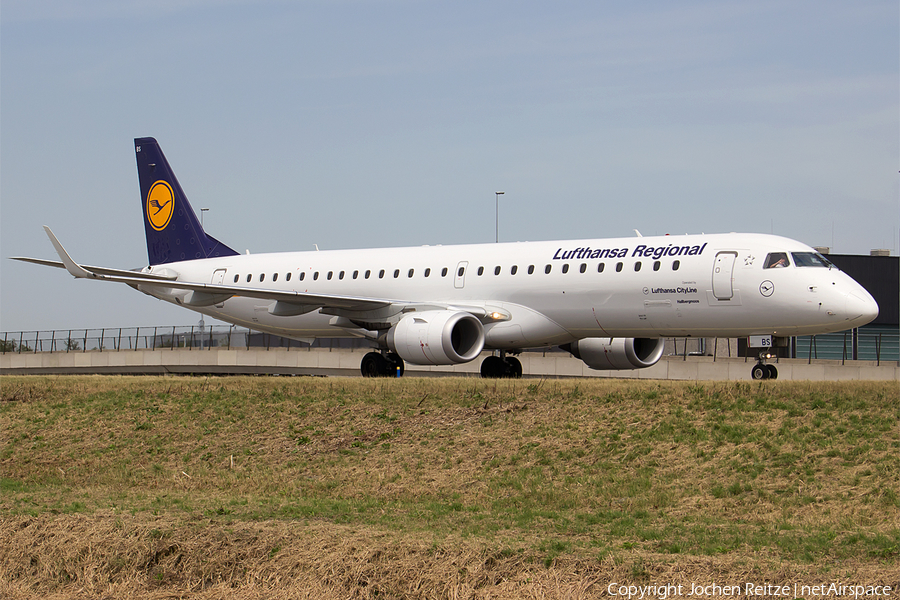 Lufthansa Regional (CityLine) Embraer ERJ-195LR (ERJ-190-200LR) (D-AEBS) | Photo 54539