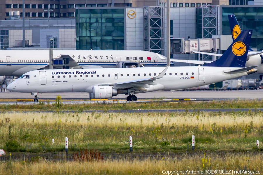 Lufthansa Regional (CityLine) Embraer ERJ-190LR (ERJ-190-100LR) (D-AECA) | Photo 249745