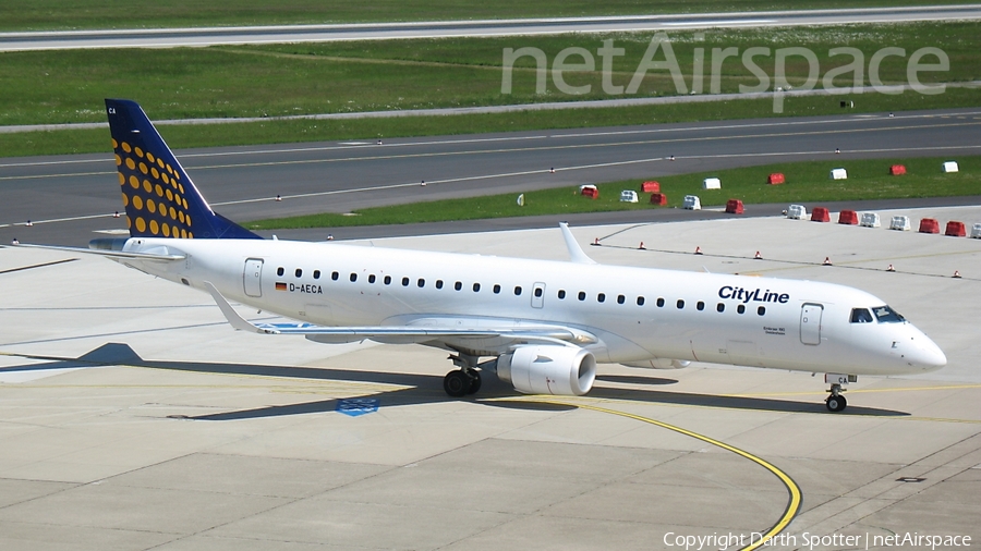 Lufthansa Regional (CityLine) Embraer ERJ-190LR (ERJ-190-100LR) (D-AECA) | Photo 137378