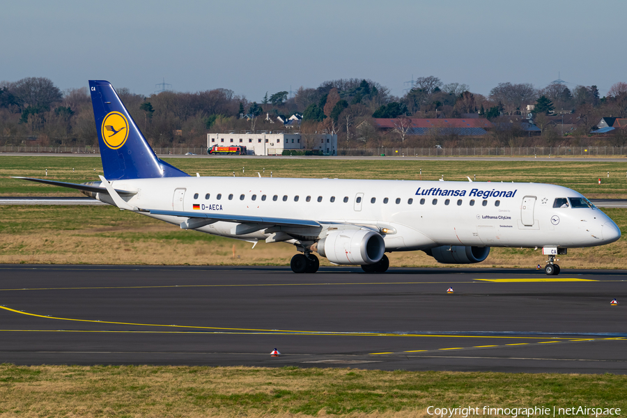 Lufthansa Regional (CityLine) Embraer ERJ-190LR (ERJ-190-100LR) (D-AECA) | Photo 494509
