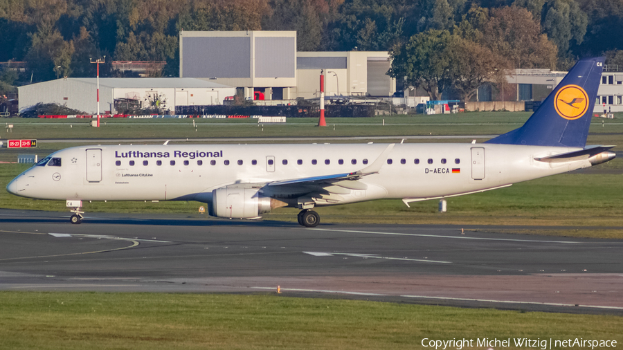 Lufthansa Regional (CityLine) Embraer ERJ-190LR (ERJ-190-100LR) (D-AECA) | Photo 535203